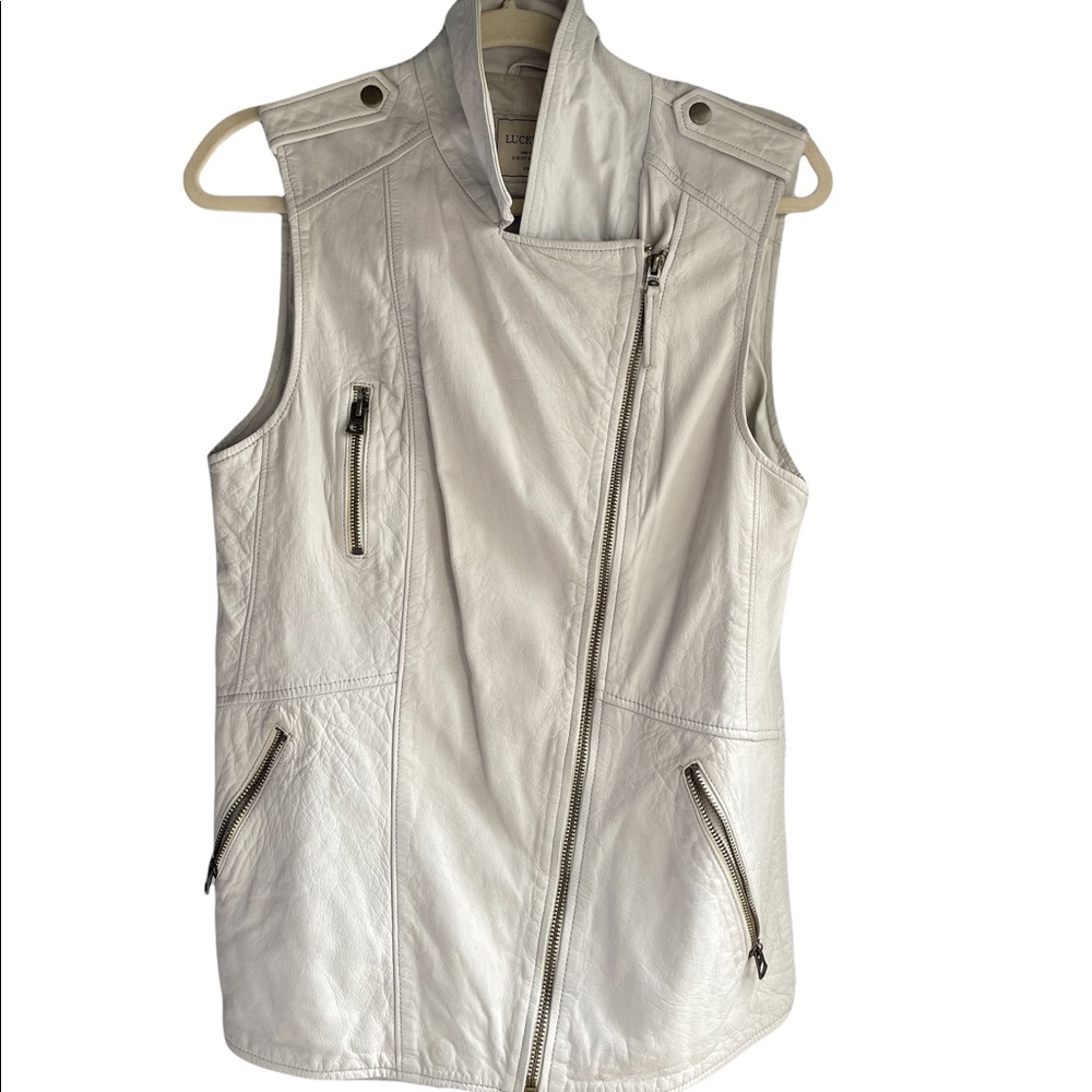 Lucky Brand Leather Vest